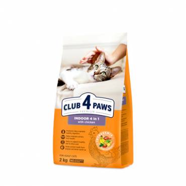 CLUB 4 PAWS INDOOR 4in1 WITH CHICKEN